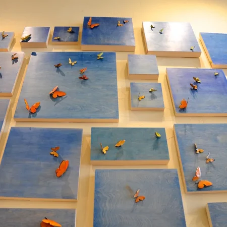 FORgive Butterflies Metal Sculpture Artist painting (5)