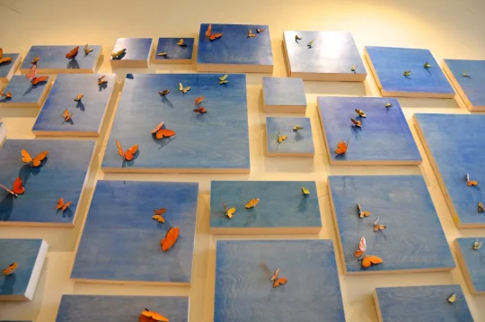 FORgive Butterflies Metal Sculpture Artist painting (5)