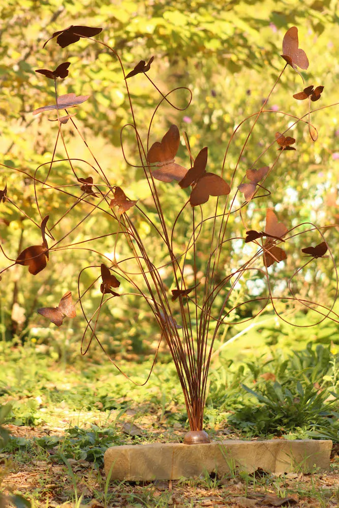 A MIGRATORY EXPERIMENT OKLAHOMA CITY ZOO - Butterflies Metal Sculpture Artist (3)