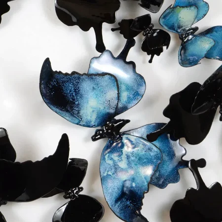 Thomas The Swallowtail Black - Butterflies Metal Sculpture Artist