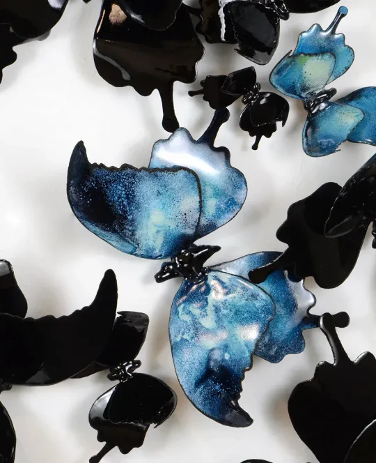 Thomas The Swallowtail Black - Butterflies Metal Sculpture Artist