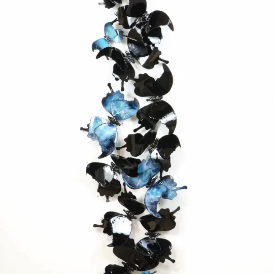 Thomas The Swallowtail Group Butterflies Metal Sculpture Artist
