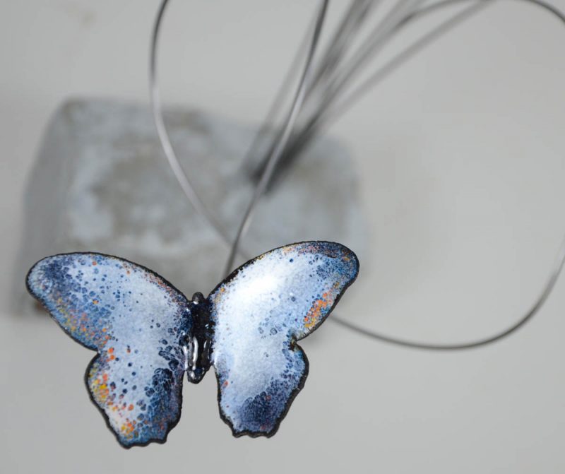 emBARK Butterfly Sculptures single - Color blue - Christie Hackler